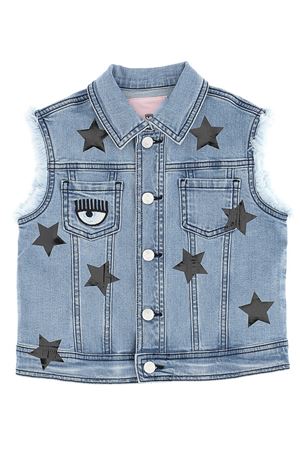 Sleeveless denim jacket CHIARA FERRAGNI | 59910190510062